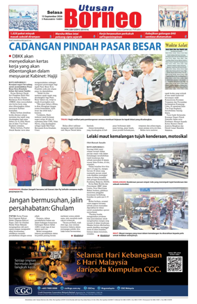 Cover of Utusan Borneo (Sabah)