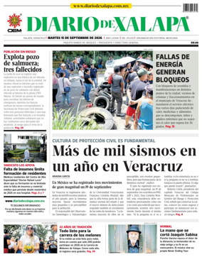 Cover of Diario de Xalapa