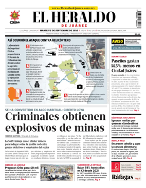 Cover of El Heraldo de Juarez