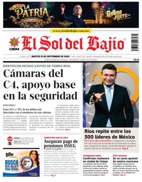Cover of El Sol de Bajio