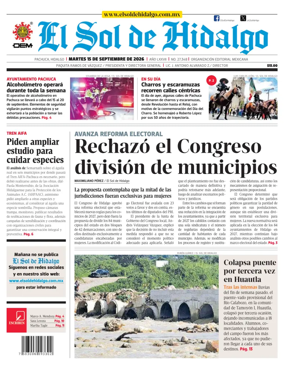 Cover of El Sol de Hidalgo