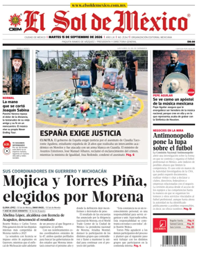 Cover of El Sol de Mexico