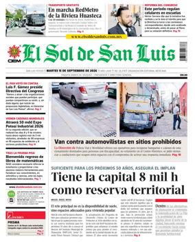 Cover of El Sol de San Luis Potosi