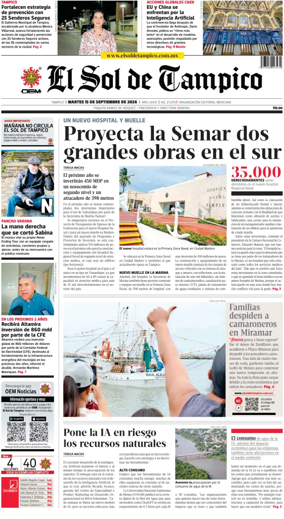 Cover of El Sol de Tampico