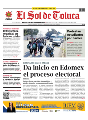 Cover of El Sol de Toluca