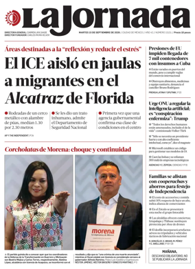 Cover of La Jornada