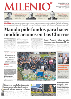 Cover of Milenio Monterrey