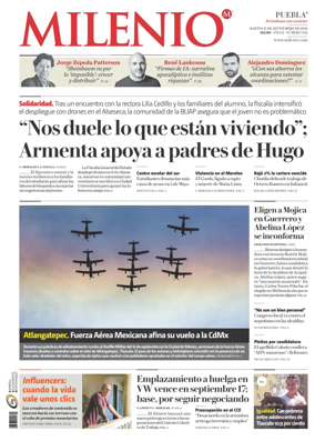 Cover of Milenio Puebla
