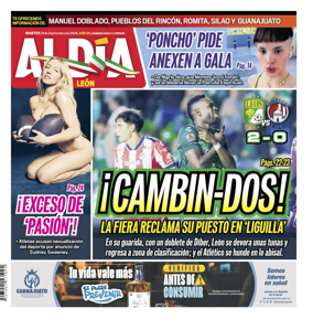 Cover of Periodico Al Dia (Leon)