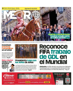 Cover of Publimetro Guadalajara