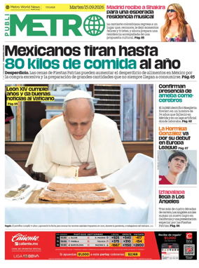 Cover of Publimetro Merida