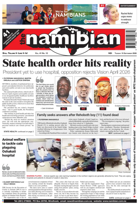 Cover of The Namibian