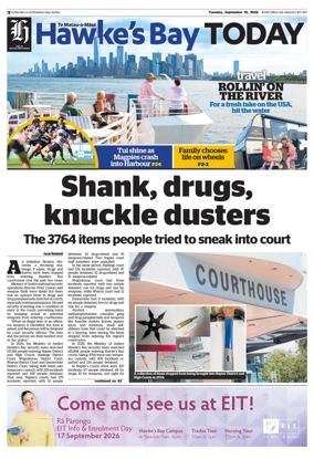 Cover of Hawke's Bay Today