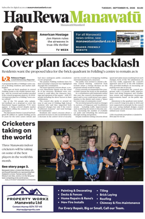 Cover of Manawatu Standard
