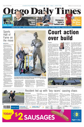 Cover of Otago Daily Times