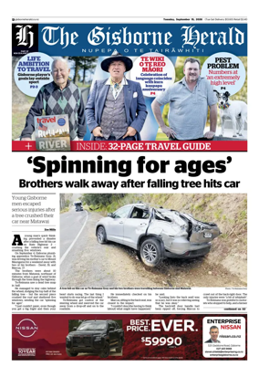 Cover of The Gisborne Herald