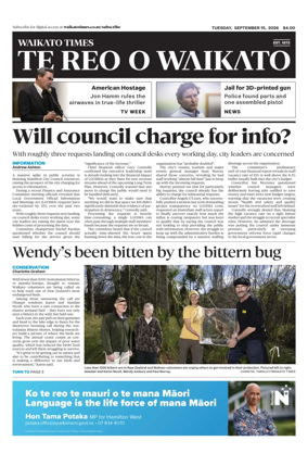Cover of Waikato Times