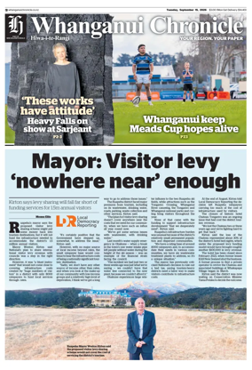 Cover of Whanganui Chronicle