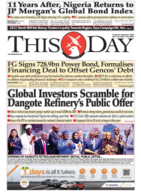 Cover of THISDAY