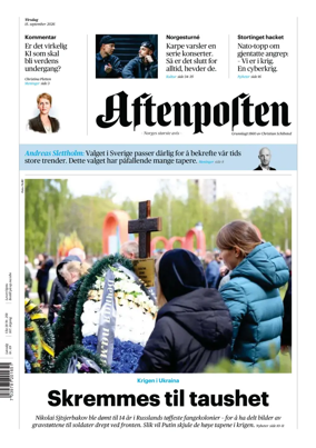 Cover of Aftenposten
