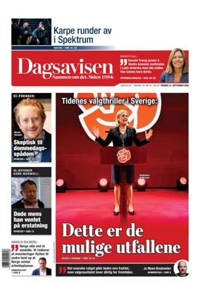 Cover of Dagsavisen