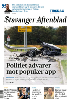 Cover of Stavanger Aftenblad