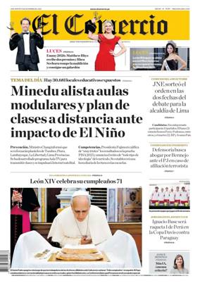 Cover of Diario El Comercio