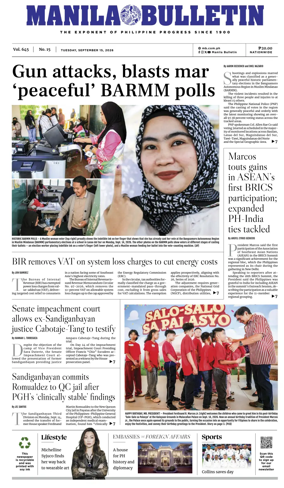 Cover of Manila Bulletin