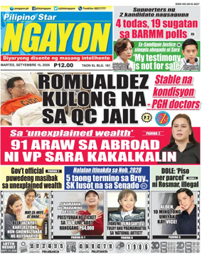 Cover of Pilipino Star Ngayon