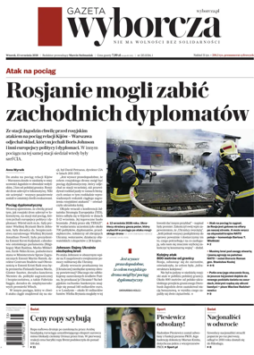 Cover of Gazeta Wyborcza