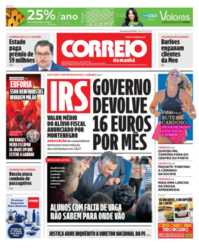 Cover of Correio da Manha