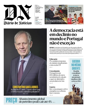 Cover of Diario de Noticias