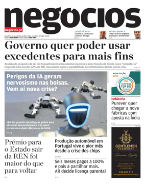 Cover of Jornal de Negocios