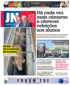 Cover of Jornal de Noticias