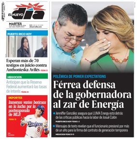 Cover of El Nuevo Dia