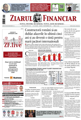 Cover of Ziarul Financiar