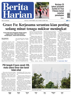 Cover of Berita Harian
