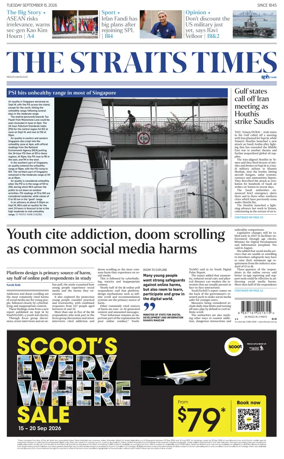 Cover of The Straits Times