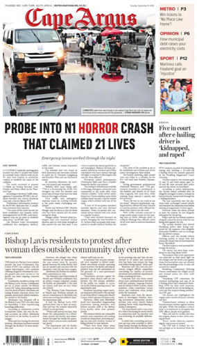 Cover of Cape Argus (PM Edition)