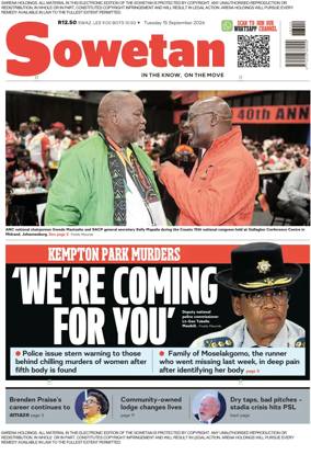 Cover of Sowetan
