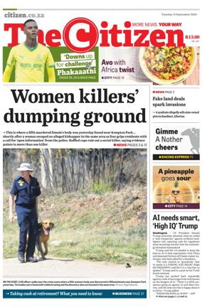 Cover of The Citizen (KZN)