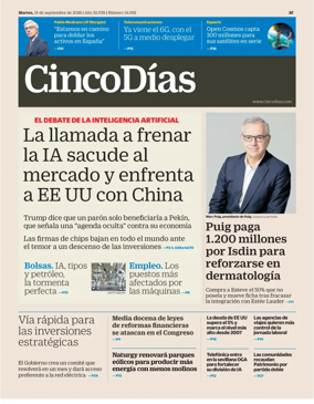 Cover of Cinco Dias