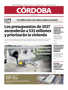 Cover of Diario Cordoba