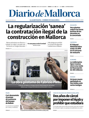 Cover of Diario de Mallorca