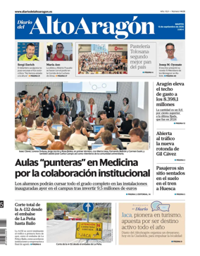 Cover of Diario del Alto Aragon