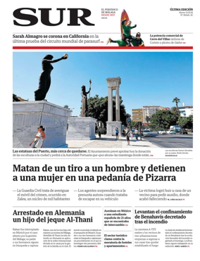 Cover of Diario Sur_Ultima