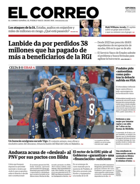 Cover of El Correo (Gipuzkoa)