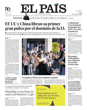 Cover of EL PAIS Catalunya