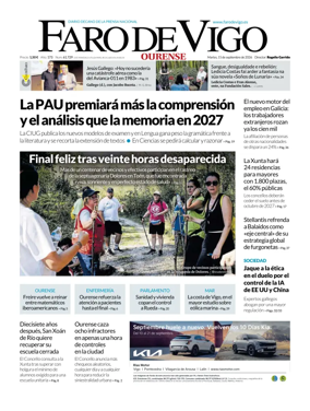 Cover of Faro de Vigo (Ourense)