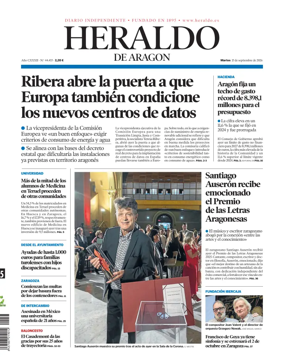 Cover of Heraldo de Aragon